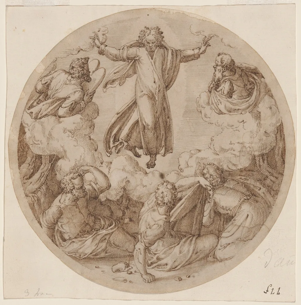 The Transfiguration, by Ercole Setti, ink, 1580