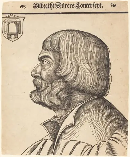 Albrecht Dürer at Age Fifty-Six, by Erhard Schön