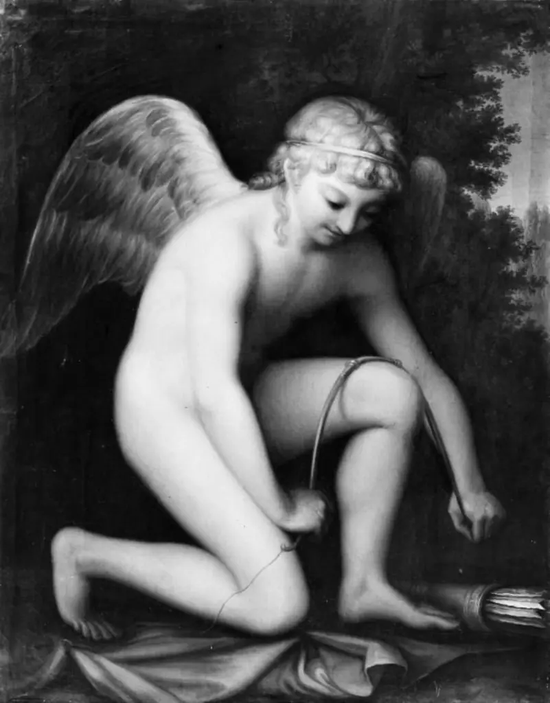 Amor spænder sin bue, by Eric Paulsen