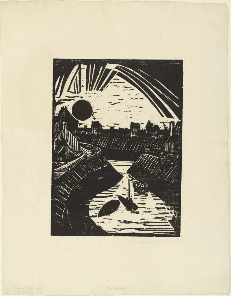 Untitled, by Erich Heckel, ink, 1915