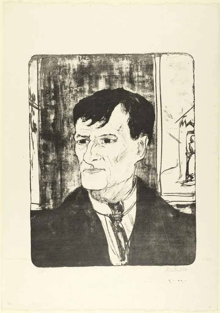 Untitled, by Erich Heckel, ink, 1930