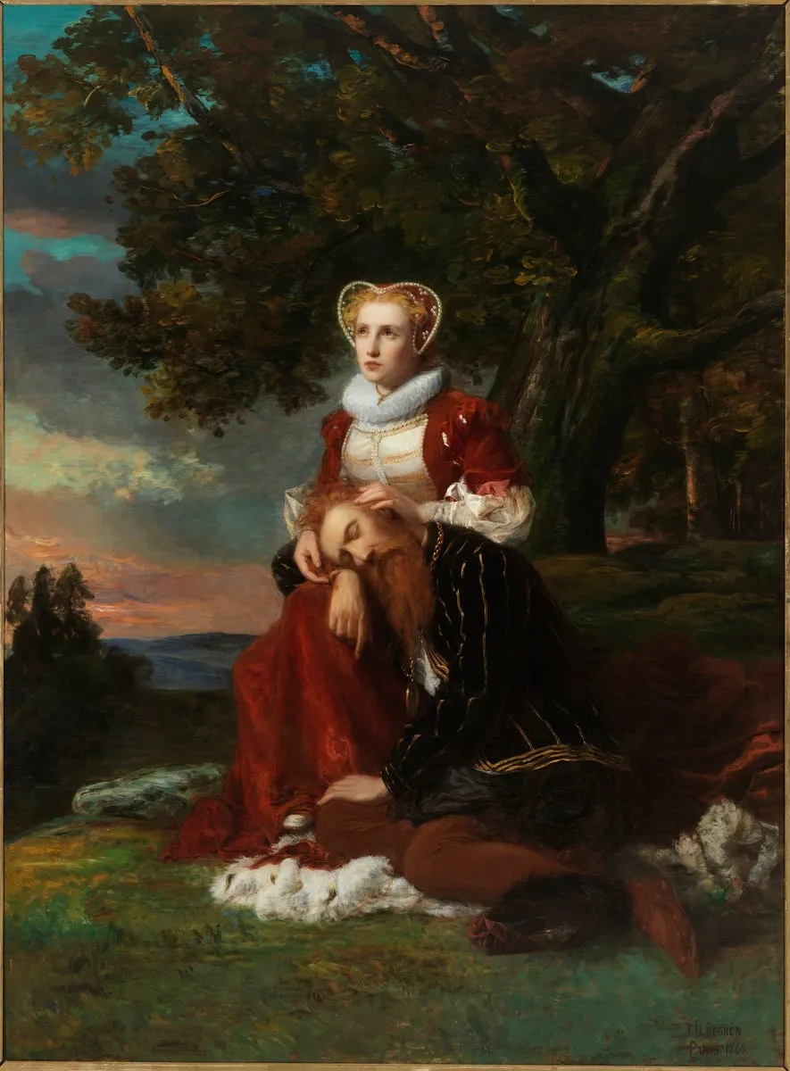 Eerik XIV ja Kaarina Maununtytär, by Erik Johan Löfgren, unspecified