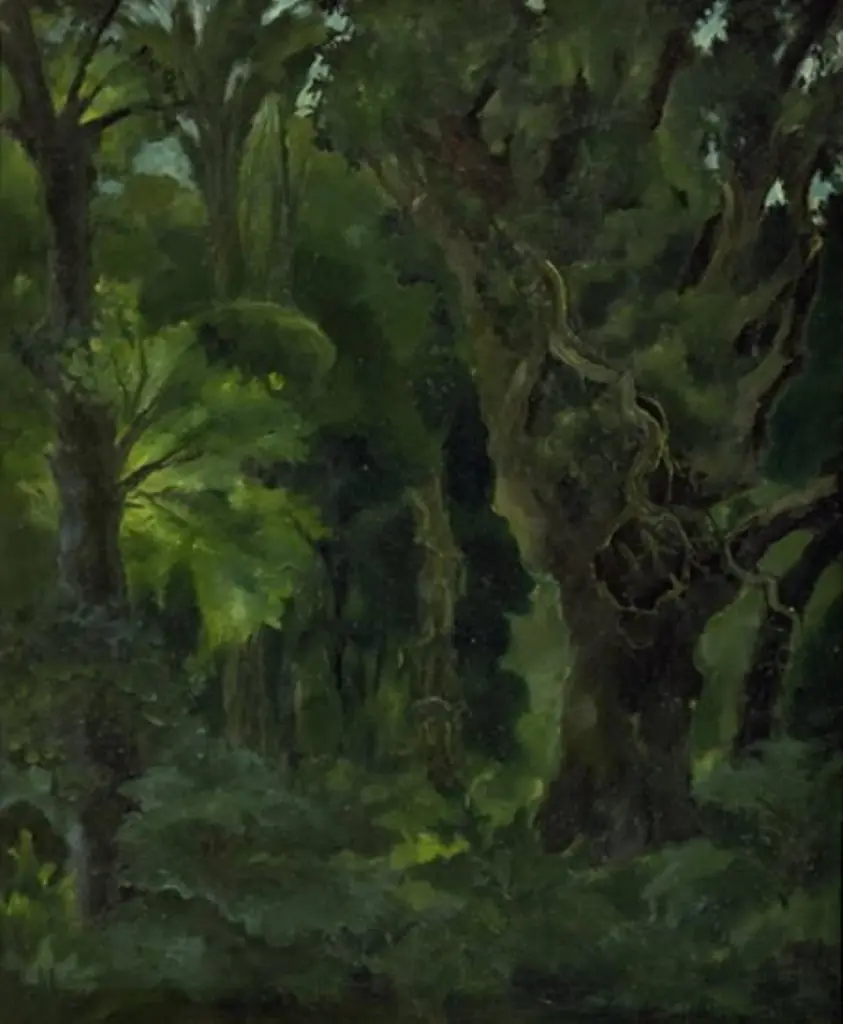 Wooded Landscape. "The Nordic Forest", by Erik Stæhr-Nielsen