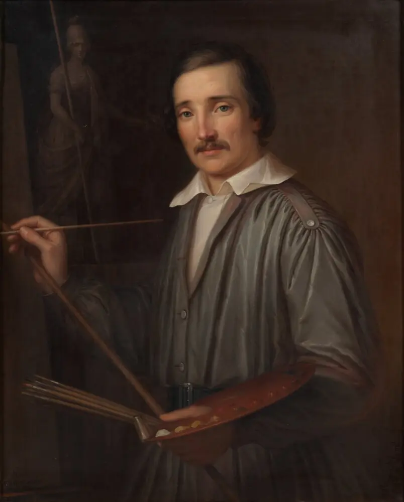 Self portrait, Erik Wahlbergson (1808-1865), artist, by Erik Wahlbergson