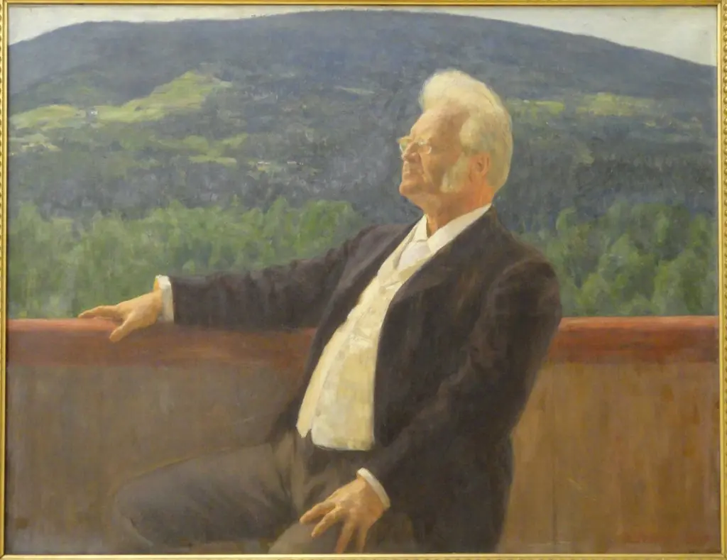 Portrait of Bjørnstjerne Bjørnson, by Erik Werenskiold