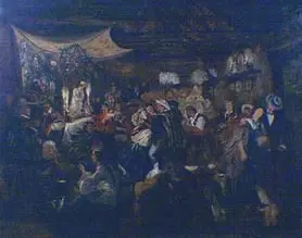 El velatorio del angelito, costumbre popular chilena, by Ernest Charton, 1848