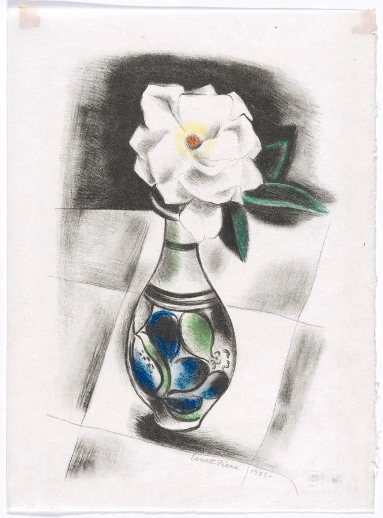 Untitled, by Ernest Fiene, crayon, 1927