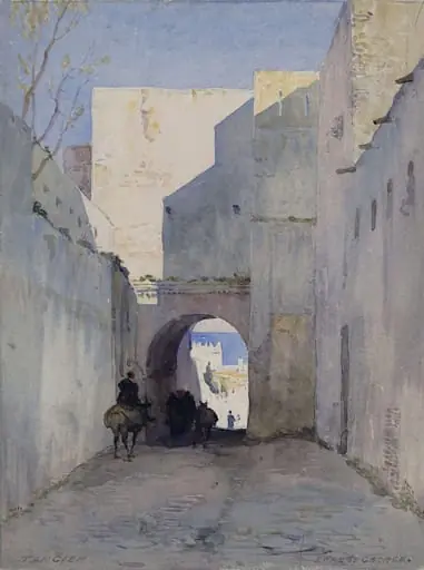 A Street at Tangier, by Ernest George