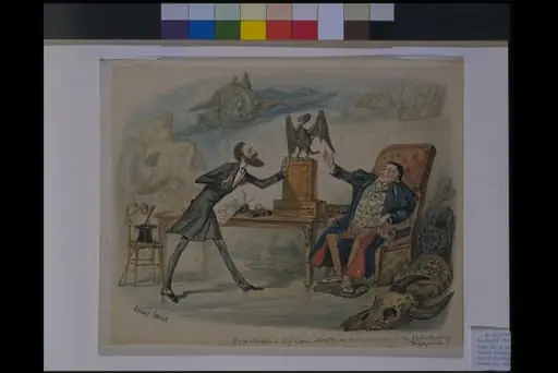 Bryce-Wright and Prof. Owen, by Ernest Griset