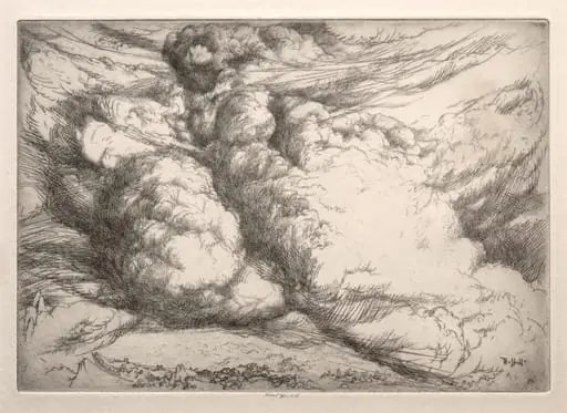 He Maketh the Clouds His Chariot, by Ernest Haskell