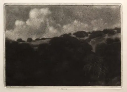 Night - California Hills, by Ernest Haskell