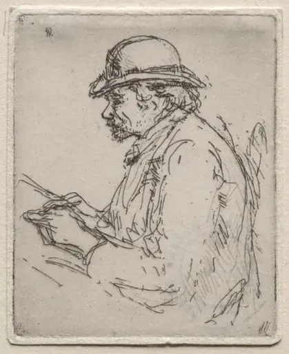 Paris: Café Artist, by Ernest Haskell