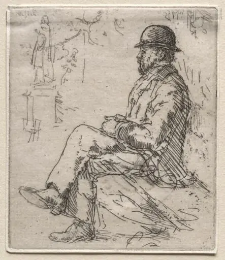 Paris:  In the Luxembourg, by Ernest Haskell