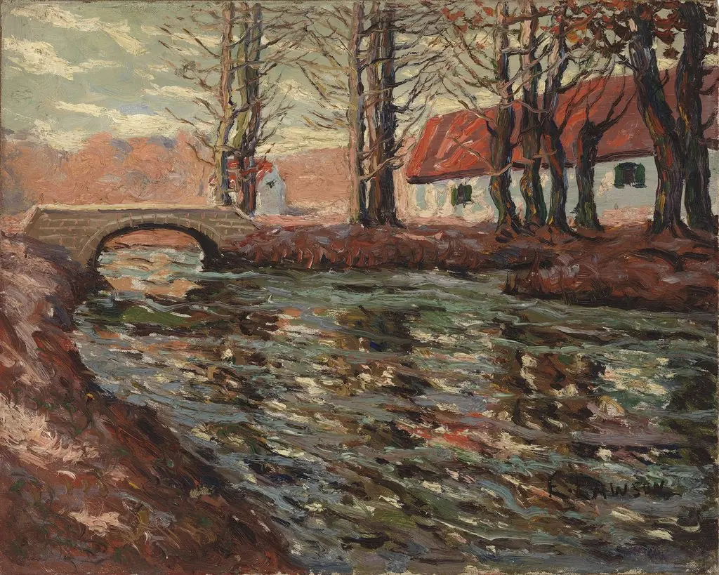 River Landscape, by Ernest Lawson