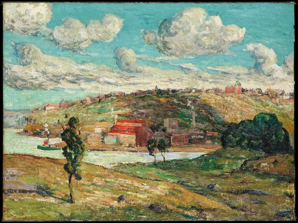 Shadows, Spuyten Duyvil Hill, by Ernest Lawson