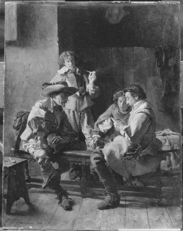 The Card Players — Ernest Meissonier