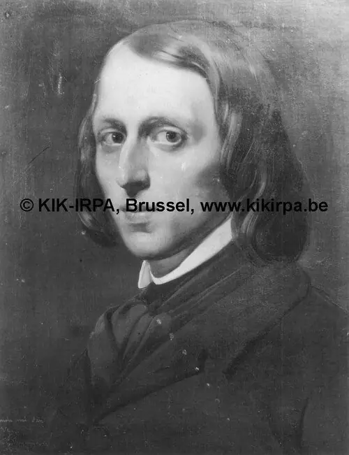 The Painter Gerardus Van der Ven, by Ernest Slingeneyer