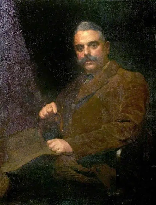 Alfred E. Goodey (1878–1945), 50th Birthday Portrait, by Ernest Townsend