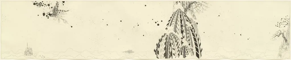 Untitled, by Ernesto Caivano, ink, 2004