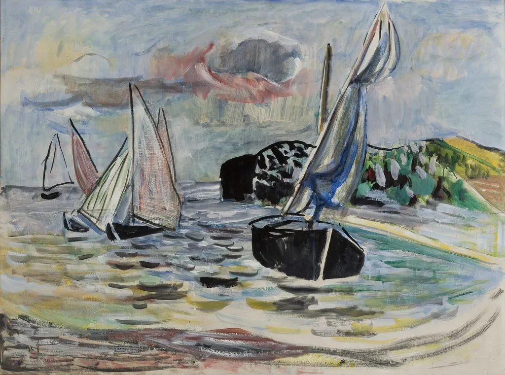 Represa, by Ernesto de Fiori, oil, 1924