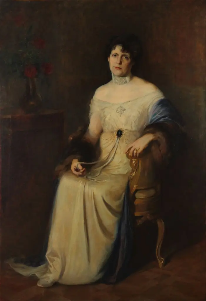 Retrato de la esposa del autor, by Ernesto de la Cárcova