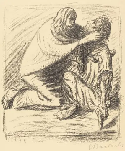 Blessed are the Merciful, by Ernst Barlach