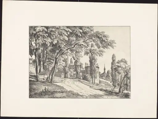 Entrance to the Convent Courtyard, by Ernst Fries