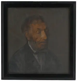 Brustbild eines alten Mannes, by Ernst Hänßler