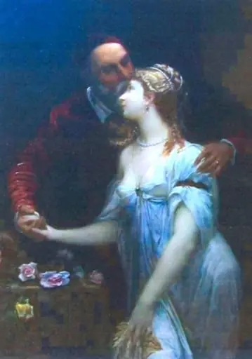 Tizian și Lavinia, by Ernst Klimt