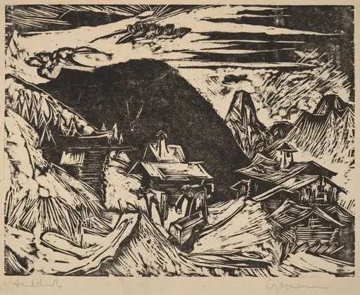 Alpine Pasture, by Ernst Ludwig Kirchner