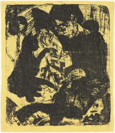Boy with Cat (Knabe mit Katze), by Ernst Ludwig Kirchner