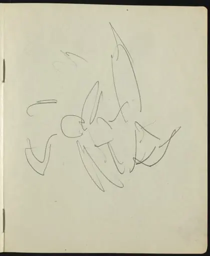 Dancers and Performers (Page from a Sketchbook), by Ernst Ludwig Kirchner