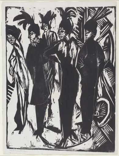 Five Women on the Street, by Ernst Ludwig Kirchner