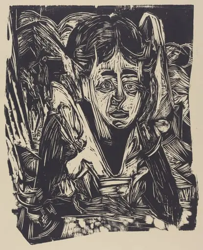 Girl Dreaming, by Ernst Ludwig Kirchner