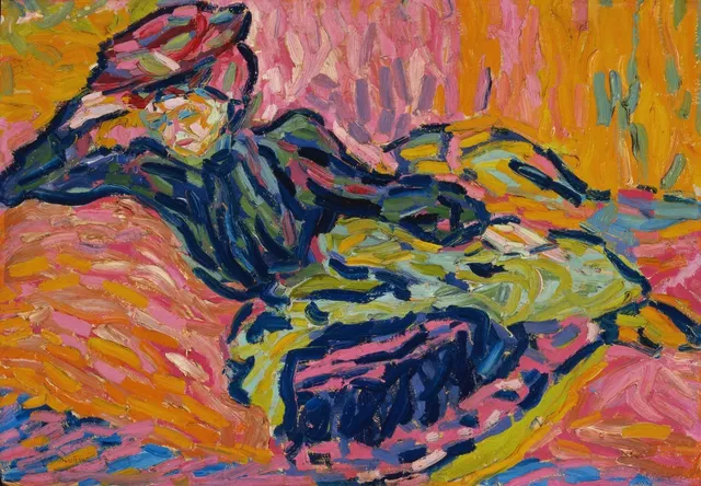 Girl on a Divan — Ernst Ludwig Kirchner