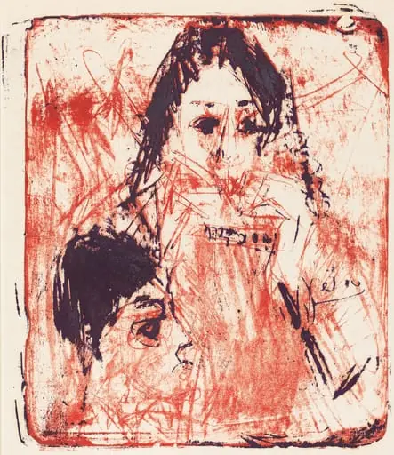 Harmonica Player, by Ernst Ludwig Kirchner
