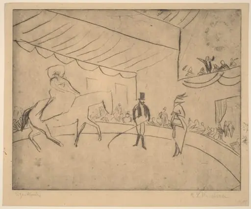 Hippodrome, by Ernst Ludwig Kirchner