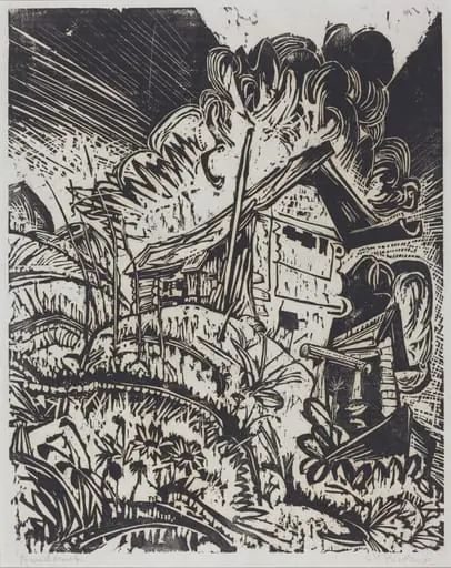 Mountain House, by Ernst Ludwig Kirchner