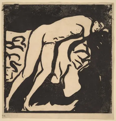 Nude Girl, by Ernst Ludwig Kirchner