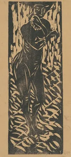 Nude with Jewelry, by Ernst Ludwig Kirchner