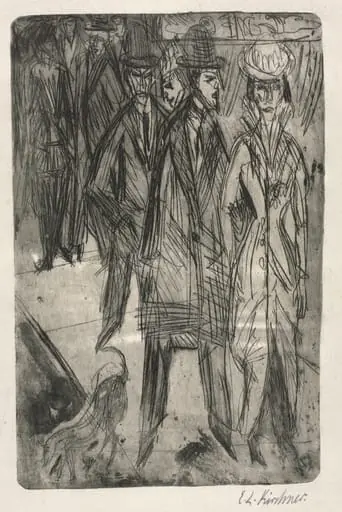 On the Street, by Ernst Ludwig Kirchner