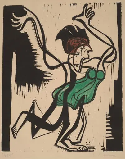 Palucca, by Ernst Ludwig Kirchner