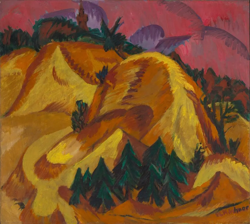 Sand Hills near Grünau, by Ernst Ludwig Kirchner