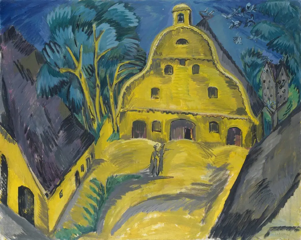 Staberhof Estate On Fehmarn, by Ernst Ludwig Kirchner