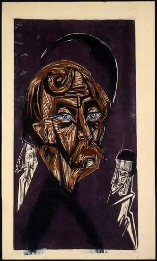 The Blond Painter Stirner, by Ernst Ludwig Kirchner