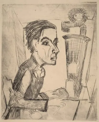 The Painter, by Ernst Ludwig Kirchner