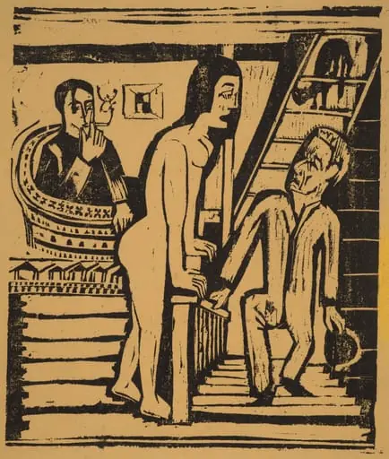 The Visit, by Ernst Ludwig Kirchner