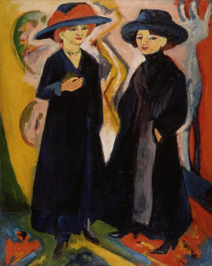 Two Women, by Ernst Ludwig Kirchner
