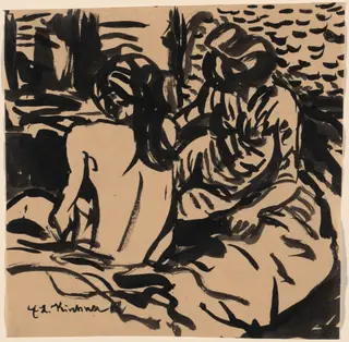 Two Women in the Room (Zwei Frauen im Raum), by Ernst Ludwig Kirchner, 1906