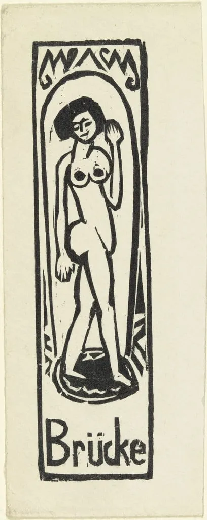 Untitled, by Ernst Ludwig Kirchner, ink, 1911